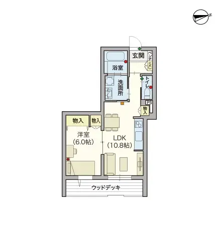 ヘーベルVillageときわ台 間取図