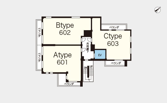 ヘーベルVillage相模大野 間取図