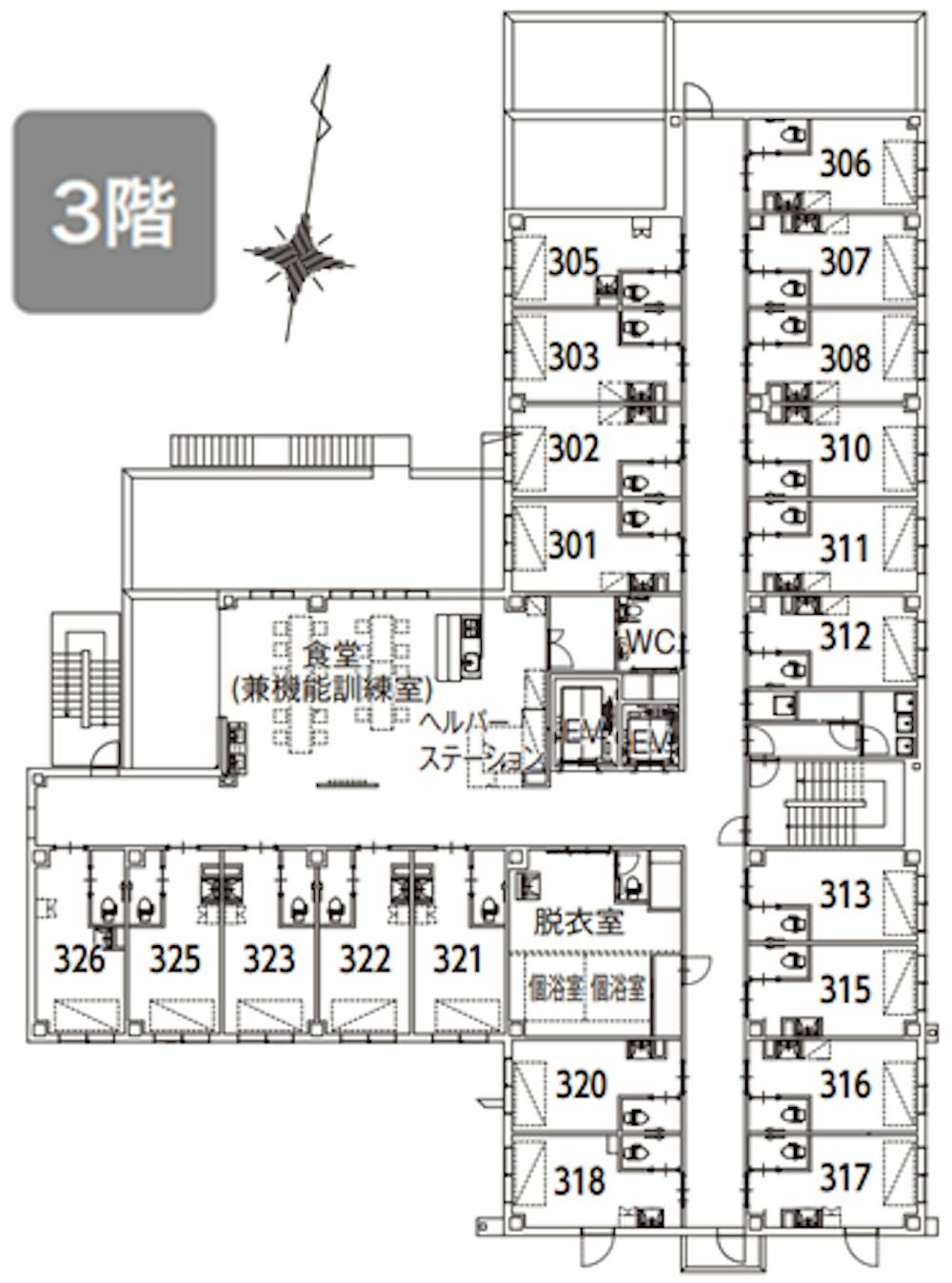 イリーゼ福生 間取図