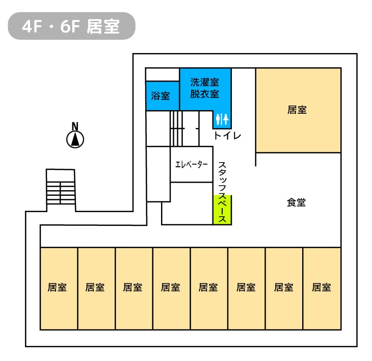 介護付き有料老人ホーム ゆう＆あい 間取図