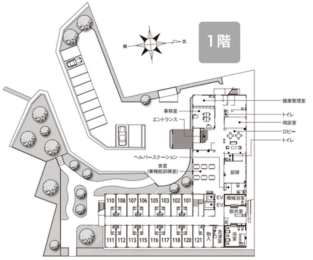 イリーゼ市川・別邸 間取図