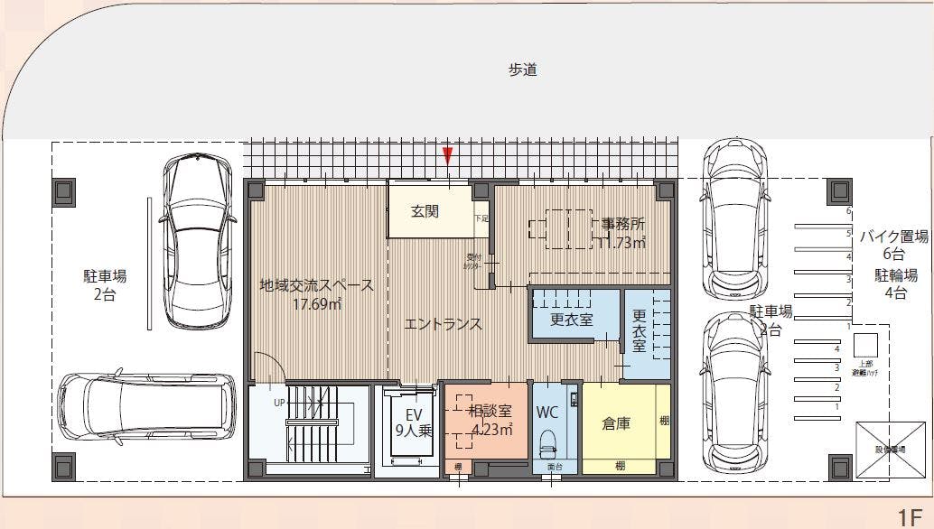 そうごうケアホーム下鴨 間取図