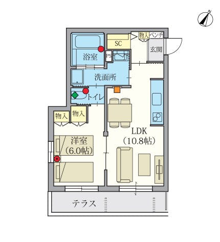 ヘーベルVillage上星川 間取図