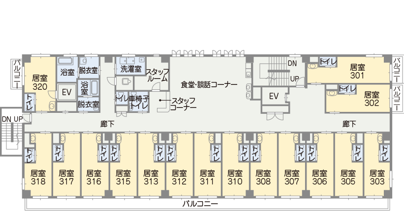 リーブル岸和田 間取図