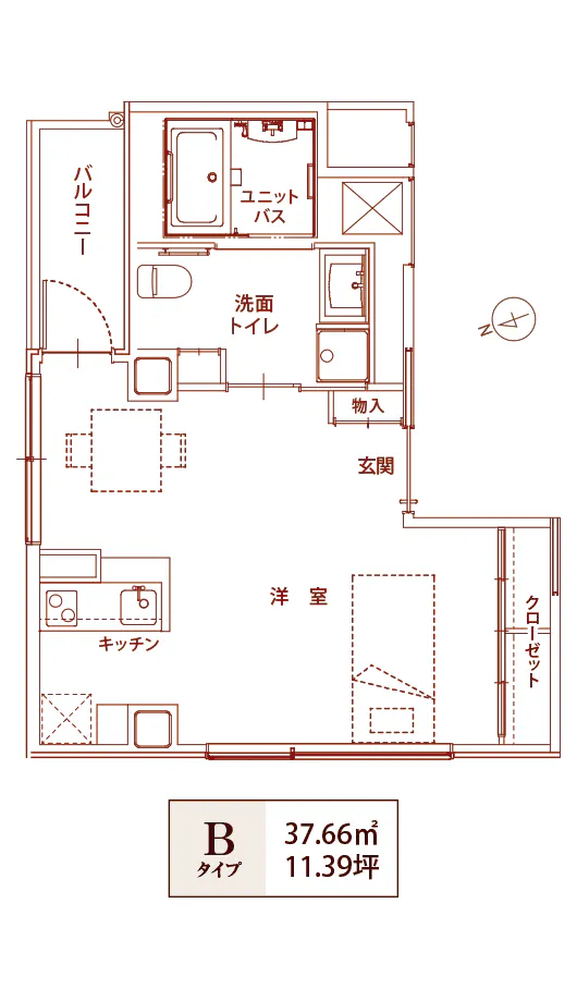 ヴィラ ベルセゾン 間取図