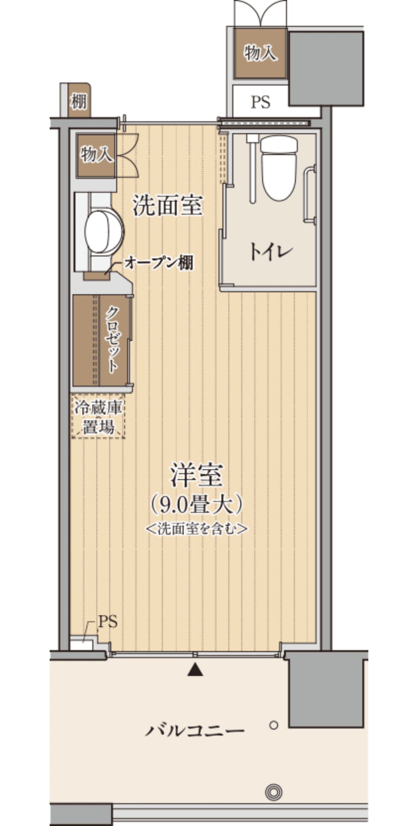 グランクレール立川ケアレジデンス 間取図
