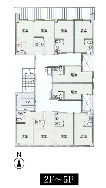 北野マリアヴィラ 間取図