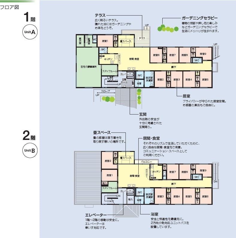 ニチイケアセンター可部 間取図