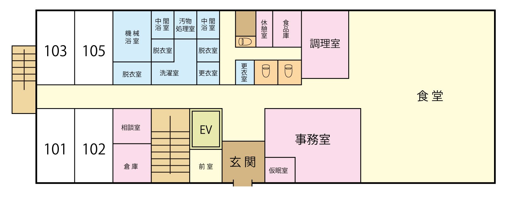 やさしえ草津 間取図