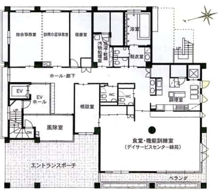 グランドハウス緑苑 間取図