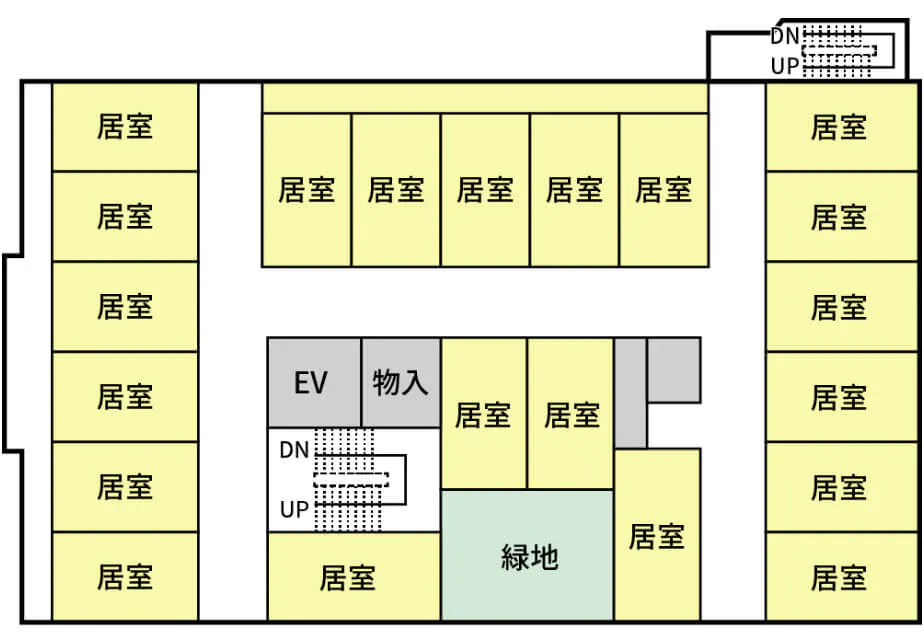 リンク生野East 間取図
