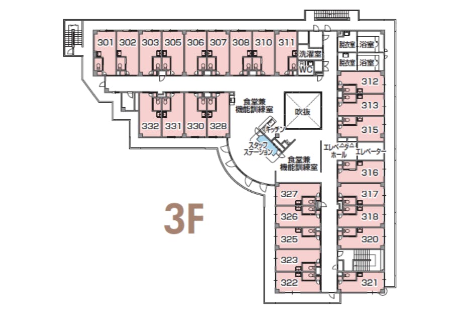 チャーム尼崎東園田 間取図