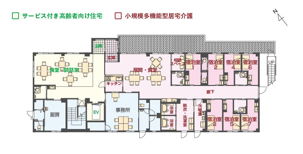 エイジフリーハウス吹田山田西 間取図