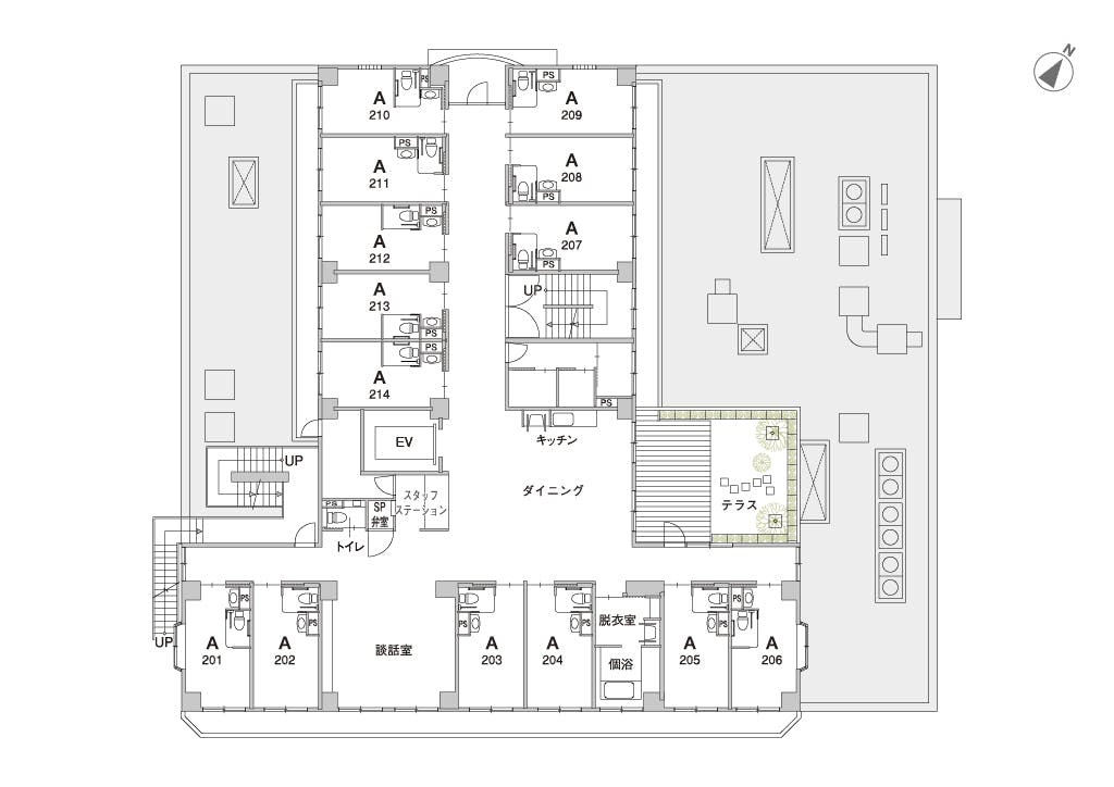 アズハイム東浦和 間取図