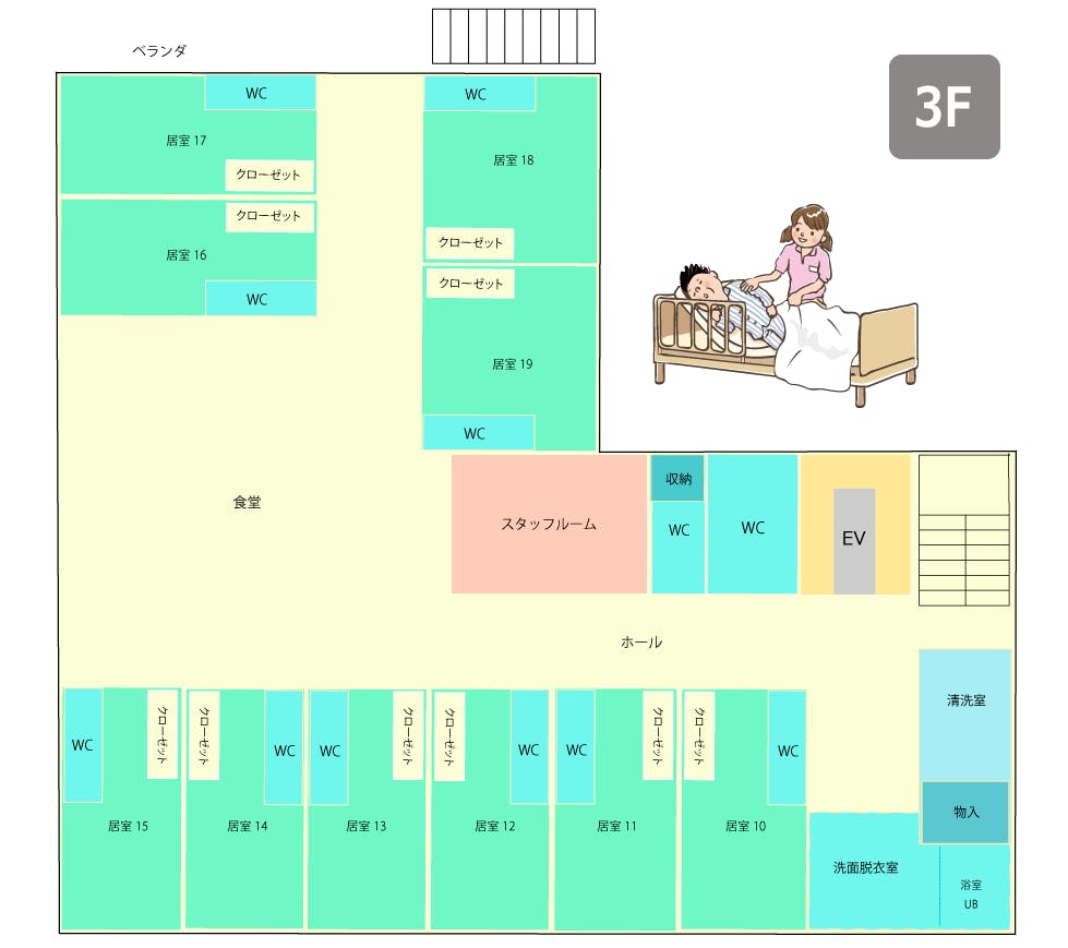ぐっどケアKitayama 間取図