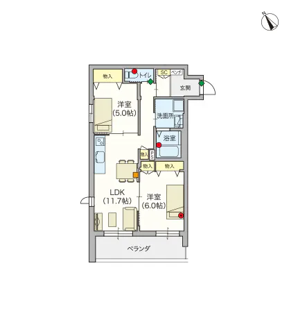 ヘーベルVillage藤沢本町 間取図
