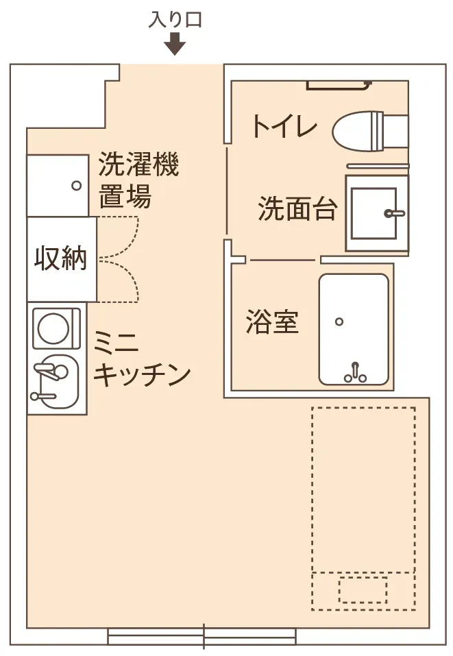 ココファンJR野幌駅前 間取図