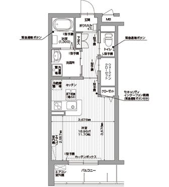 アイリスガーデン用賀 間取図