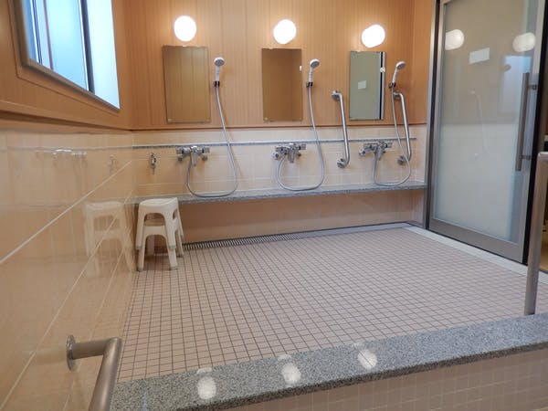 ひまわりの郷 洗い場
