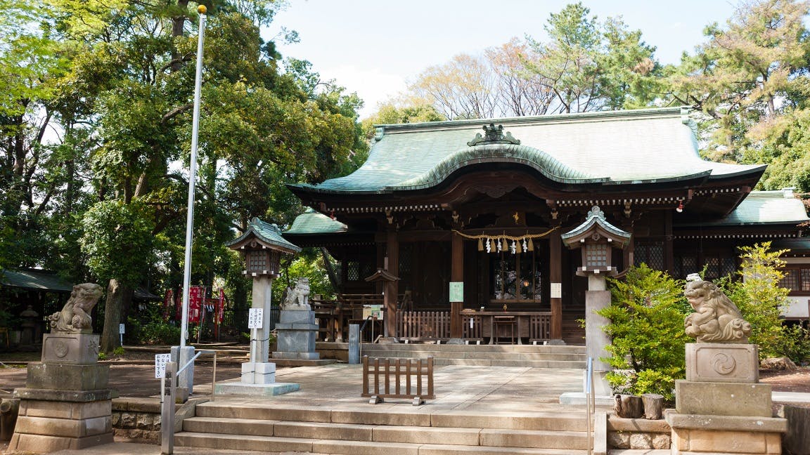 トラストガーデン等々力 玉川神社