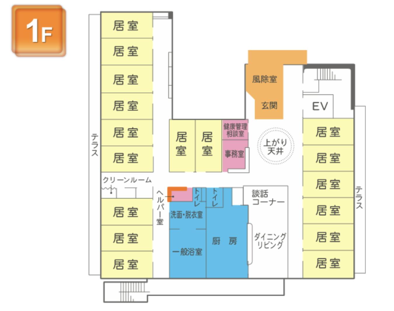 さわやか花美館 間取図