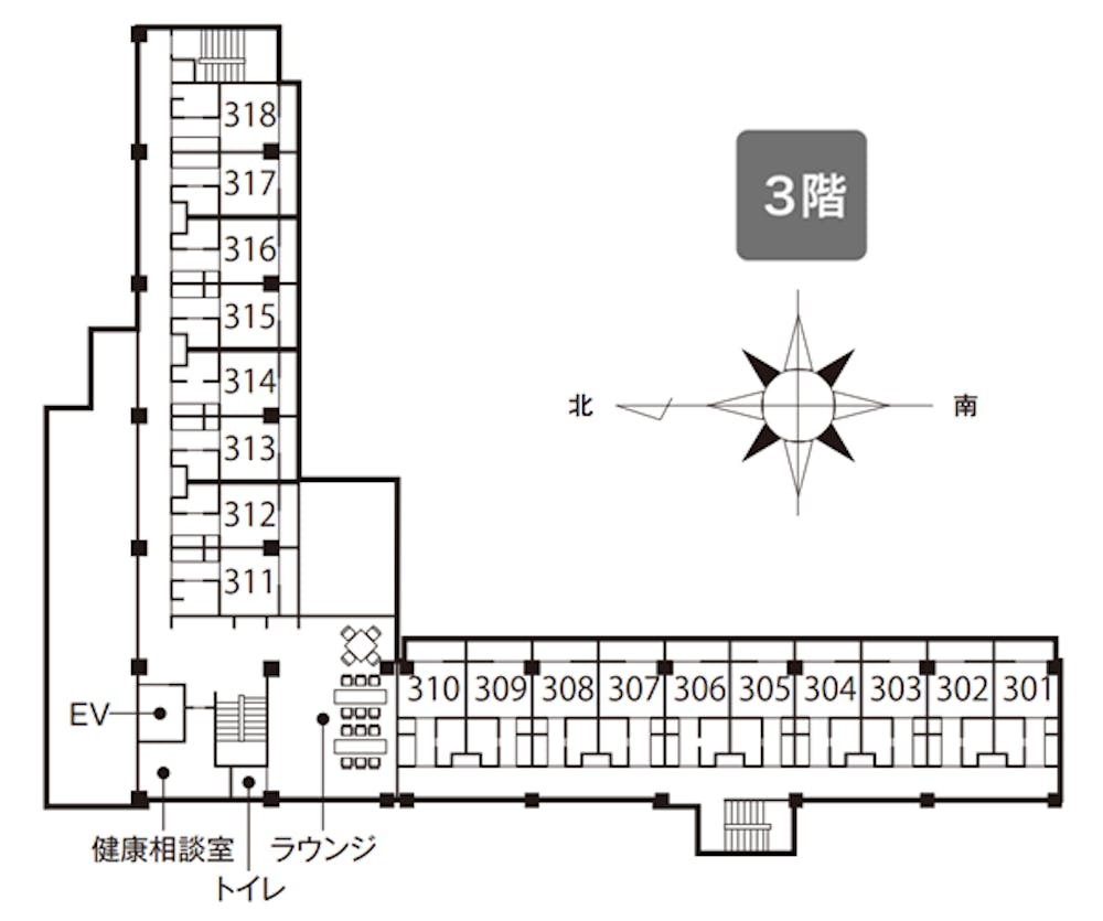 イリーゼ岡谷 間取図