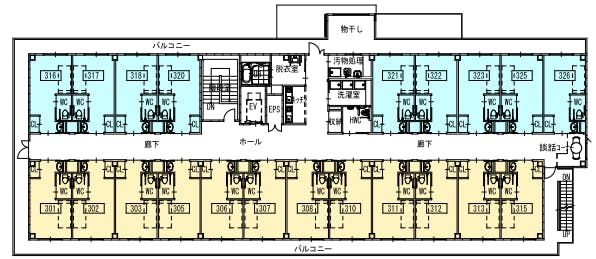 プラチナ・シニアホーム京都長岡京 間取図