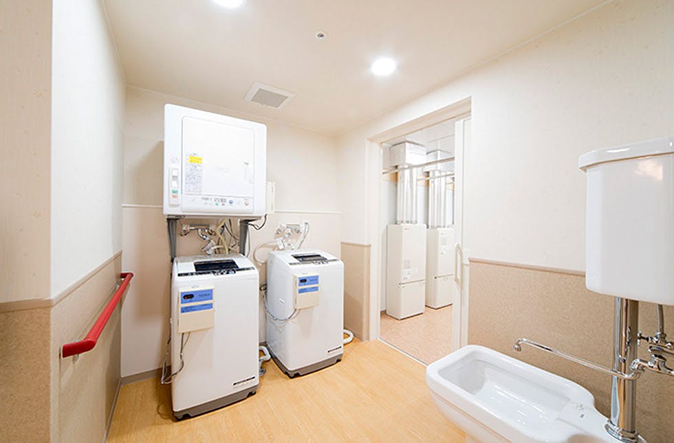サービス付高齢者向け住宅喜心 洗濯室
