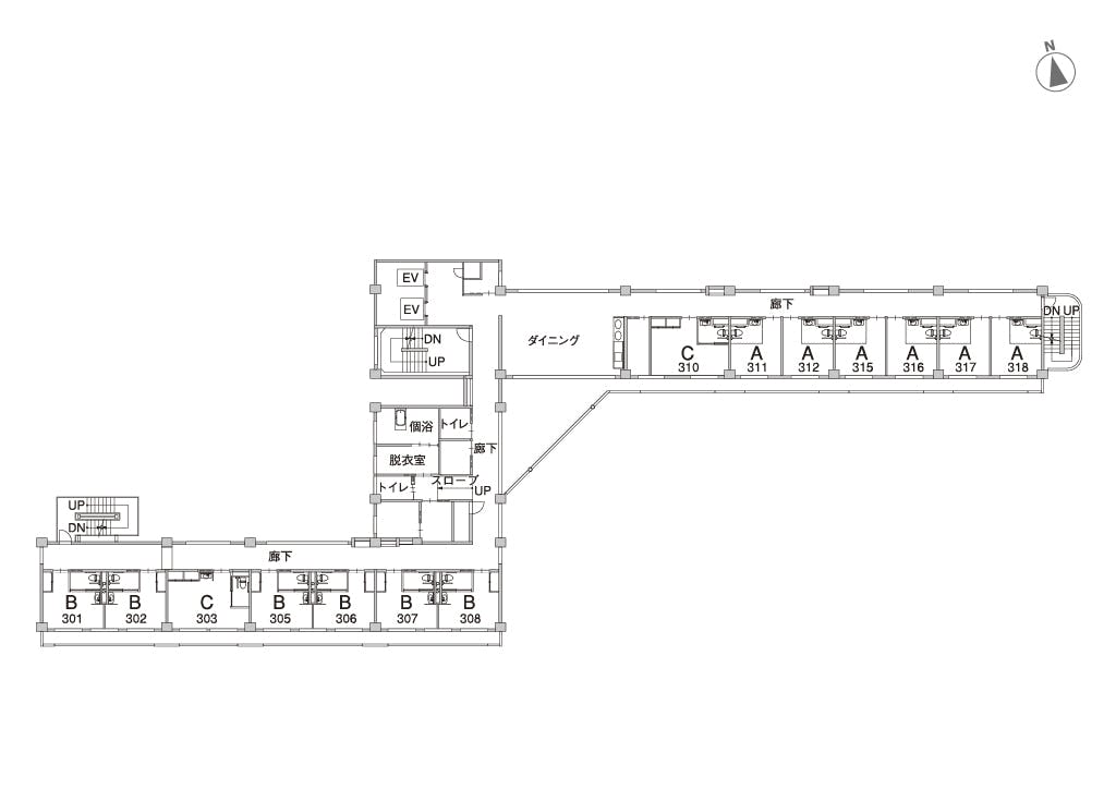 アズハイム横浜東寺尾 間取図