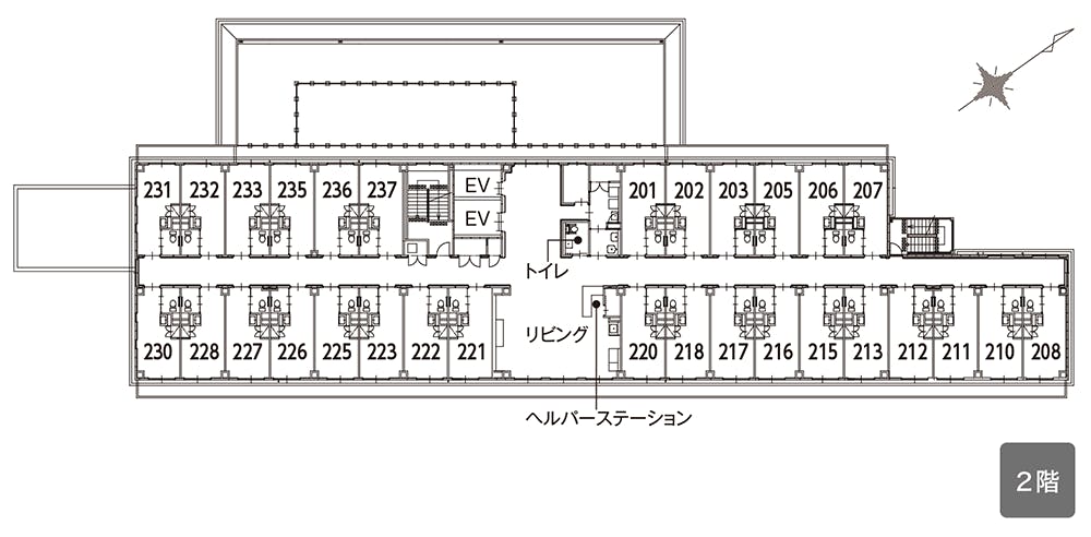 イリーゼ草津 間取図