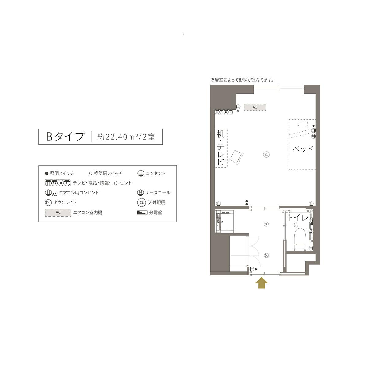 チャームプレミア山手町 間取図