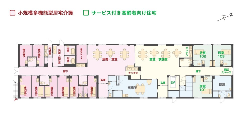 エイジフリーハウス堺鳳 間取図