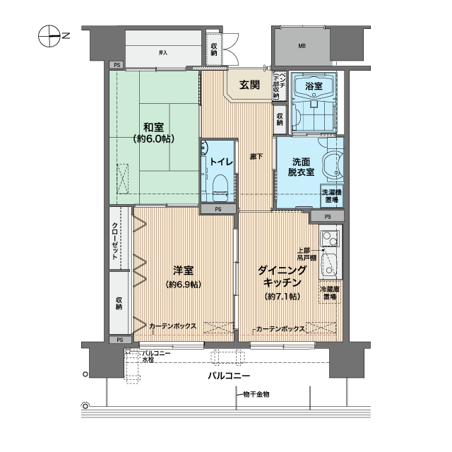 ベルパージュ大阪上本町 間取図