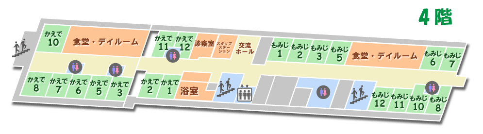 介護老人保健施設薫楓苑 間取図
