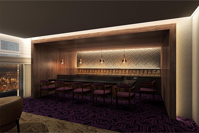 メディカルホームグランダはりま姫路 9Fバーラウンジ(完成予想CG)