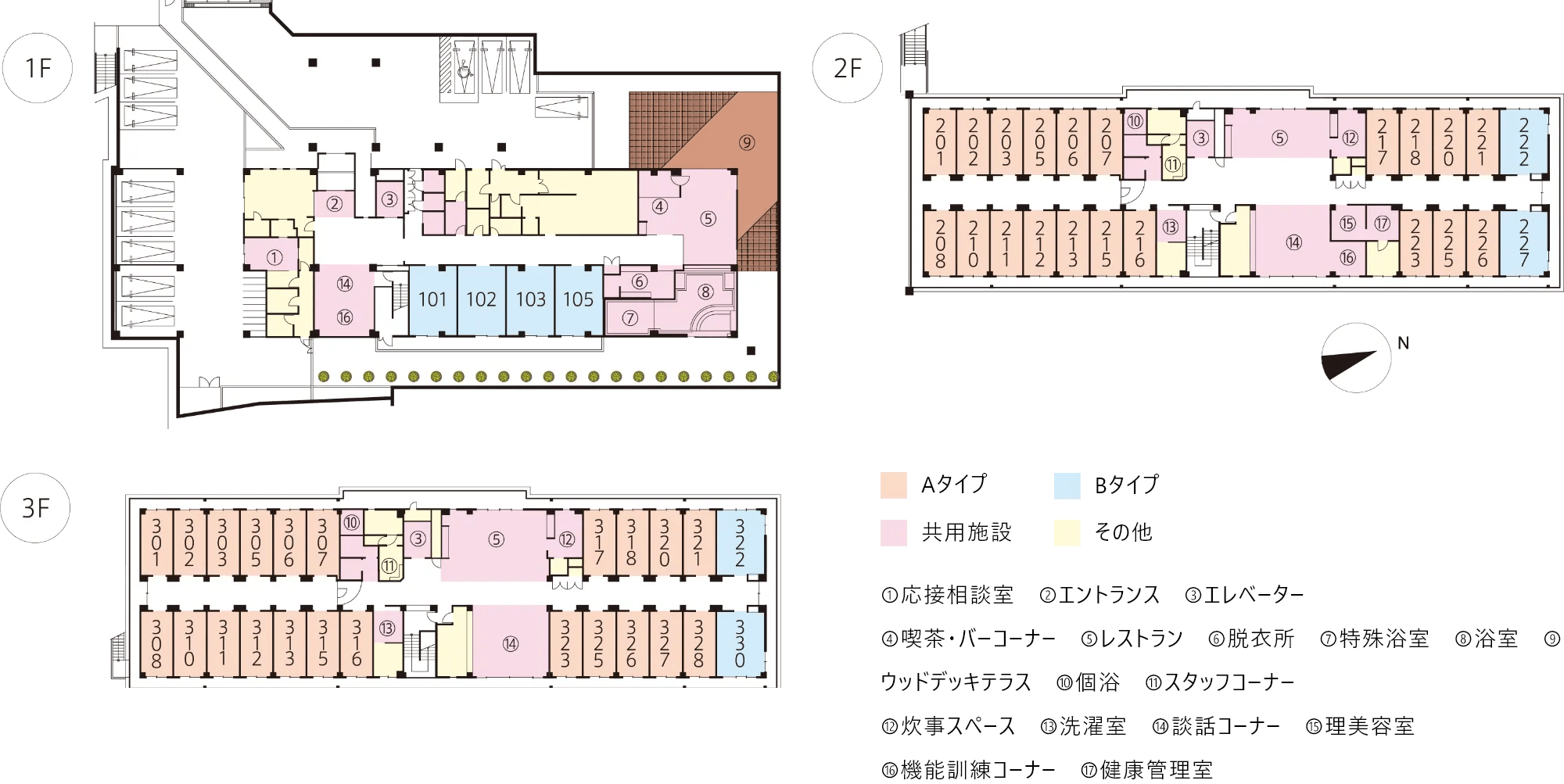 サニーステージ玉川学園 間取図