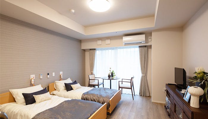 チャームプレミア山手町 居室（2人部屋）