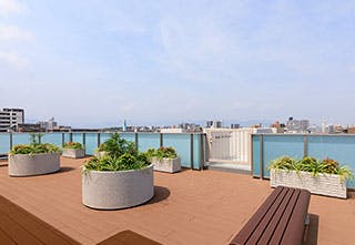 カルナス別府 屋上テラス