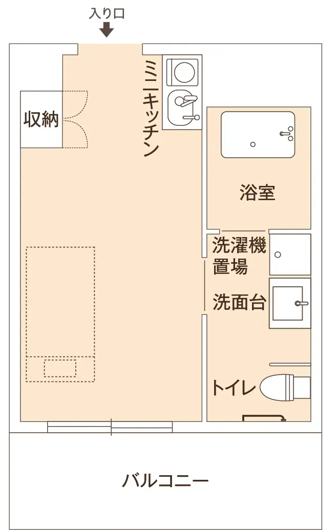 ココファン川崎新城駅前 間取図