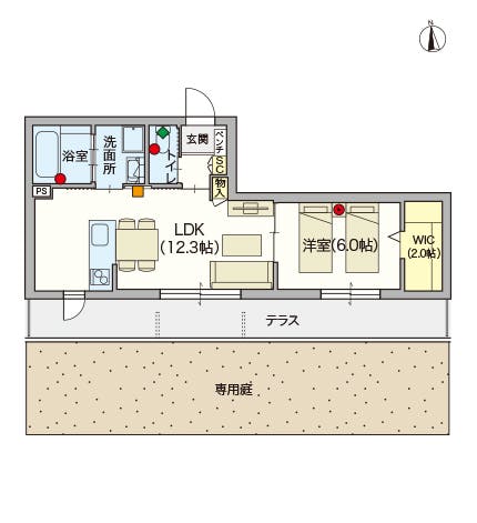 ヘーベルVillage東高島平 間取図