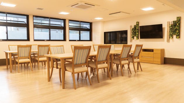 リアンレーヴ新小岩 食堂兼機能訓練室