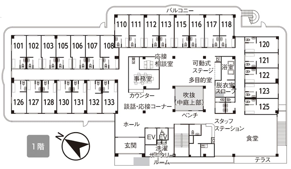 イリーゼ二子玉川ガーデン 間取図