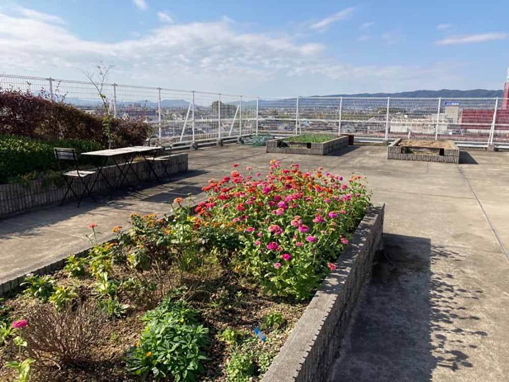 チャームやまとこおりやま 屋上