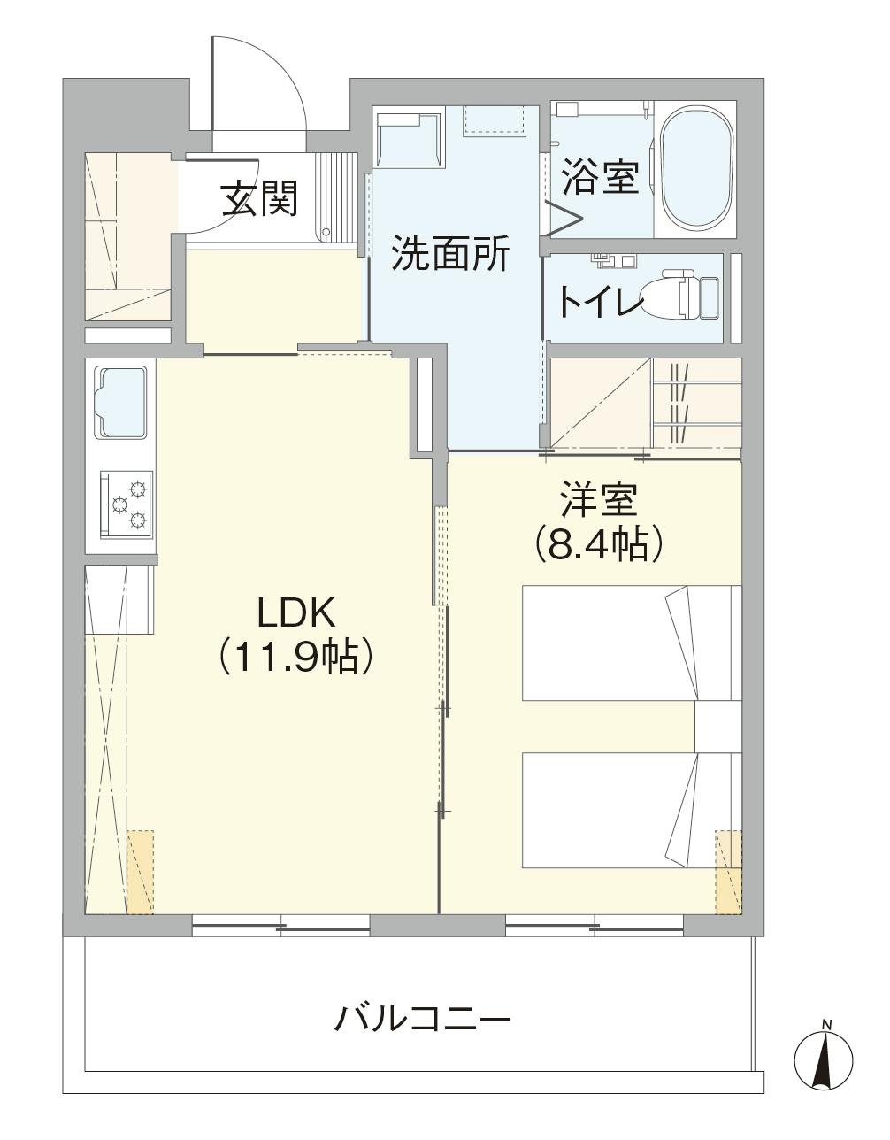 グランドマスト浜田山 間取図