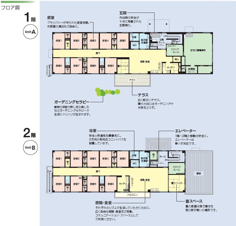 ニチイケアセンター高岡 間取図