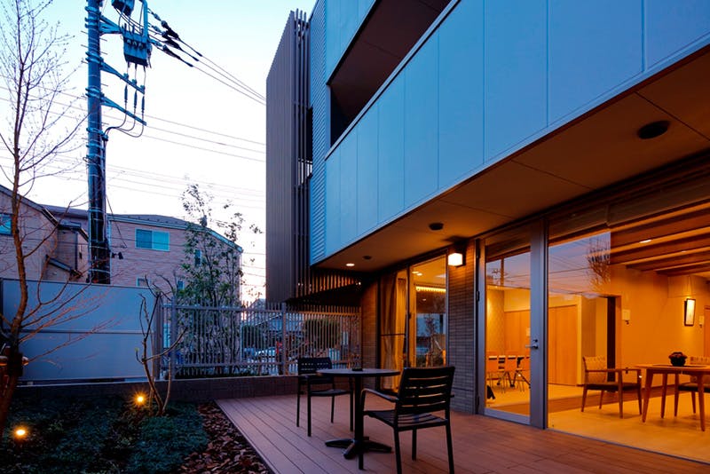 チャーム東葛西 ウッドデッキ