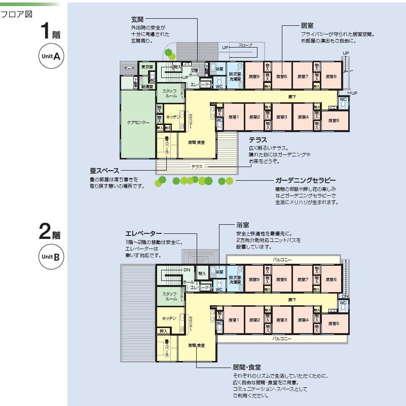 ニチイケアセンター守山 間取図