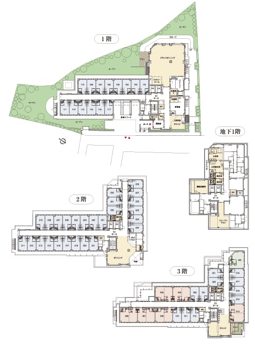 ソナーレ目黒不動前 間取図