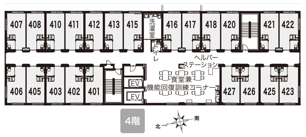 イリーゼ篠路 間取図