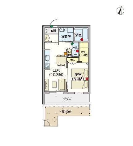 ヘーベルVillage大宮 間取図